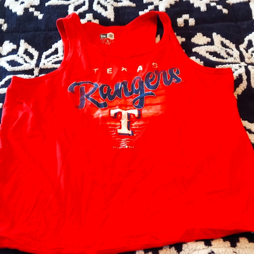 Texas Rangers tank top